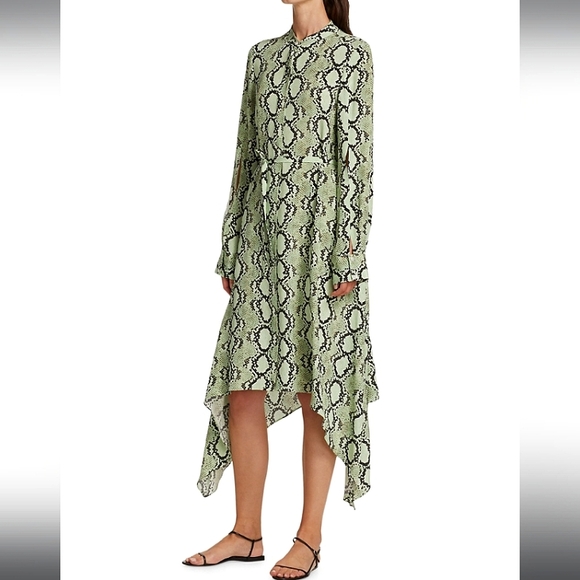 ST. JOHN Collection | Snake Print Shirt Dress - Picture 2 of 7